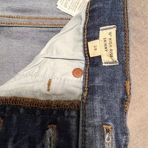 Madewell 10” High Rise skinny